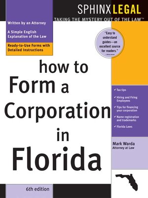 cover image of How to Form a Corporation in Florida, 6E